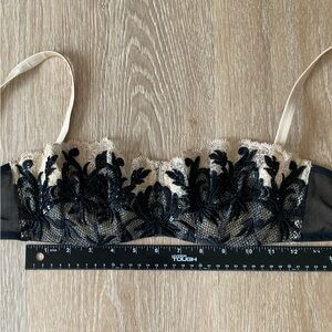 EUC Beautiful Victoria's Secret Lace Bra With Beads and Sequins